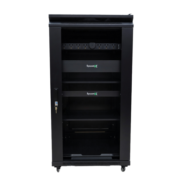 SYSCOMX-RACK-22U 600X800 GLASS