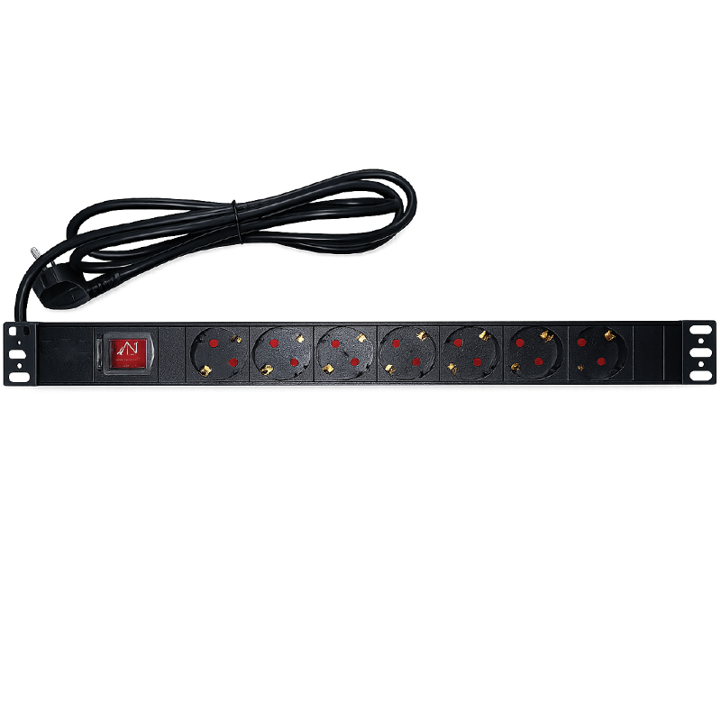 Rack-Mount PDU (7 Outlets, U1, 19”)