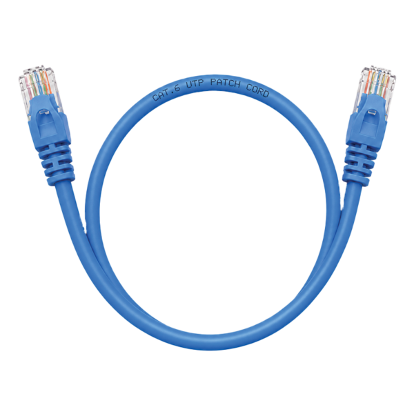 SyscomX CAT6 UTP Patch Cord 0.5 Metter – Blue