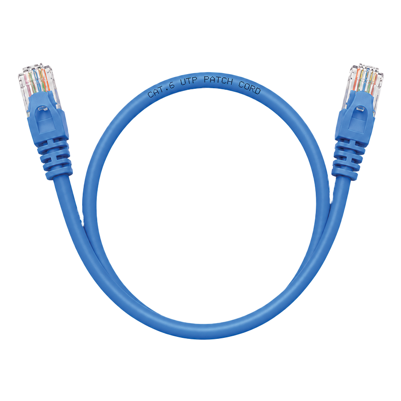 SyscomX CAT6 UTP Patch Cord 0.5 Metter – Blue