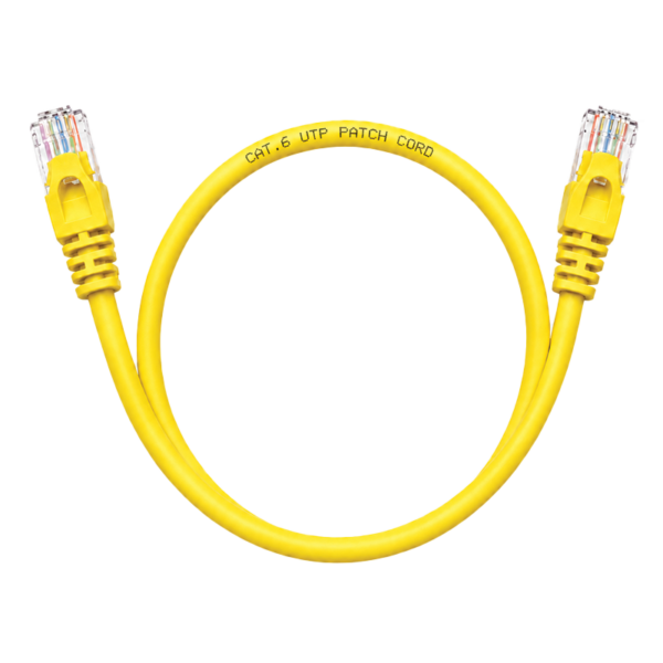SyscomX CAT6 UTP Patch Cord 0.5 Metter – Yellow