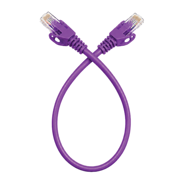 SyscomX CAT6 UTP Patch Cord 0.3 Metter – Purple