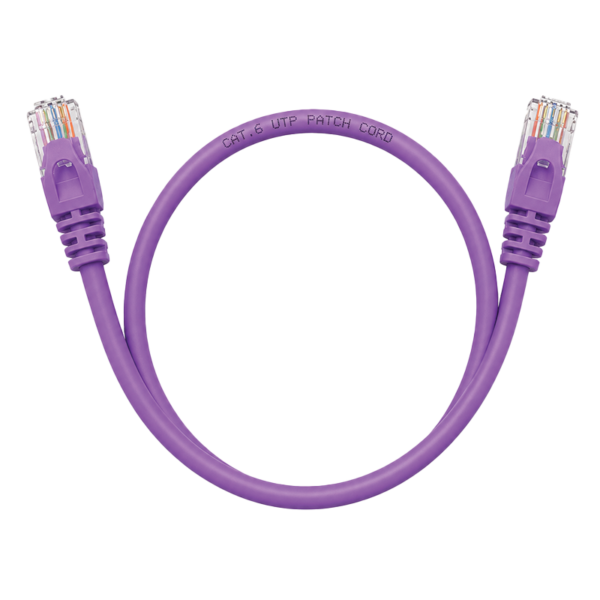 SyscomX CAT6 UTP Patch Cord 0.5 Metter – Purple