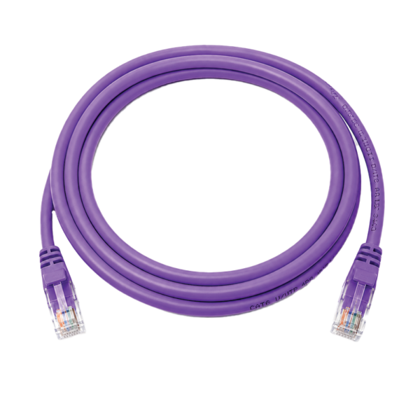 CAT6 UTP Network Patch Cord 1 Meter – Purple Color