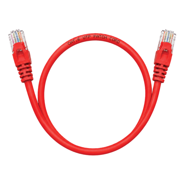 SyscomX CAT6 UTP Patch Cord 0.5 Metter – Red