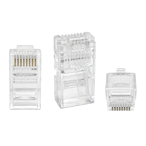 SyscomX RJ45 Connector CAT5E UTP Pass Through