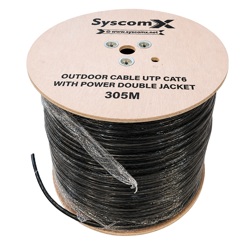 SyscomX CCA CAT6 UTP Double Jacket With Power - Image 2